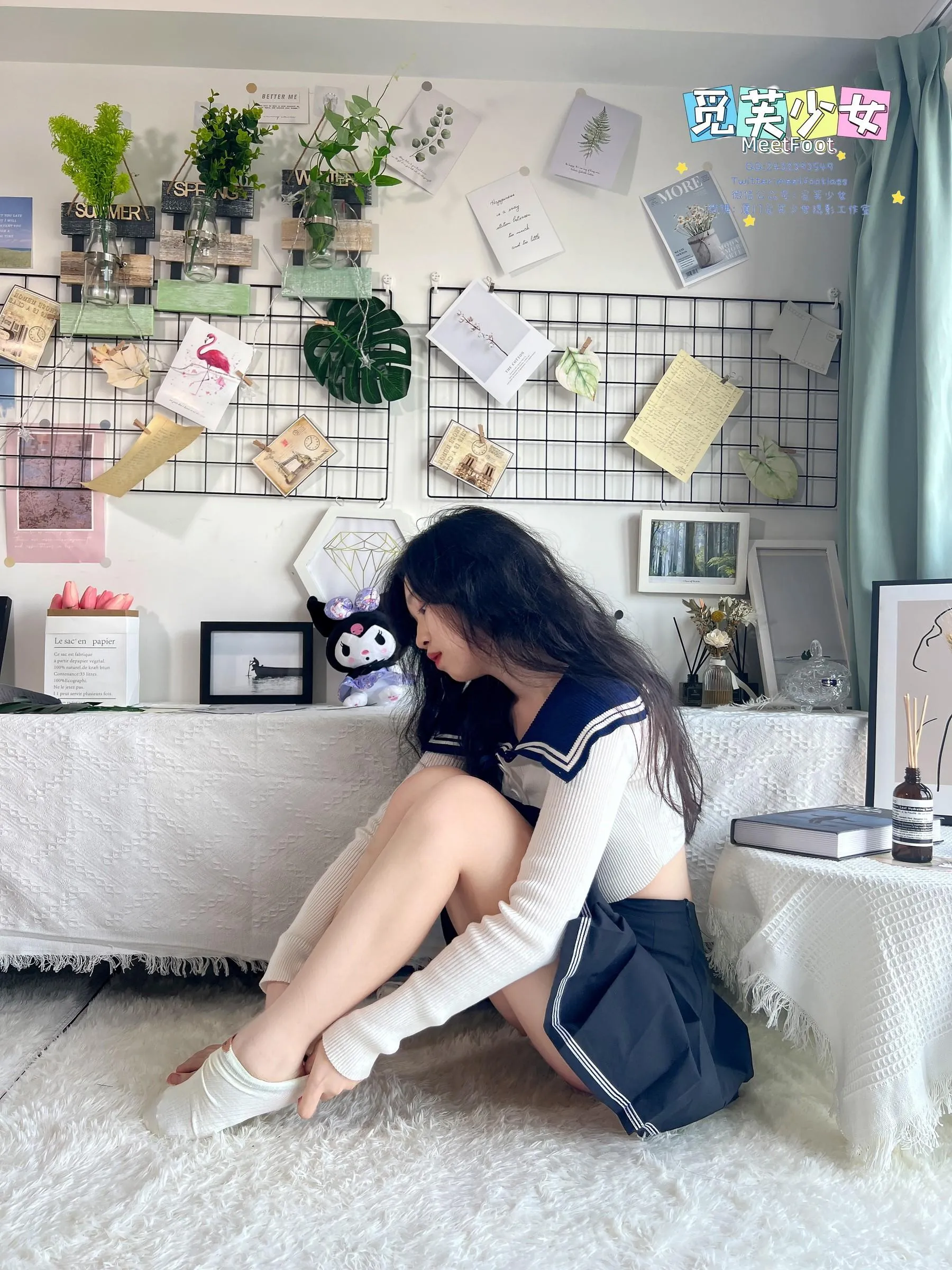 [觅芙少女]NO.018 JK短裙美少女-1 [105P]插图3